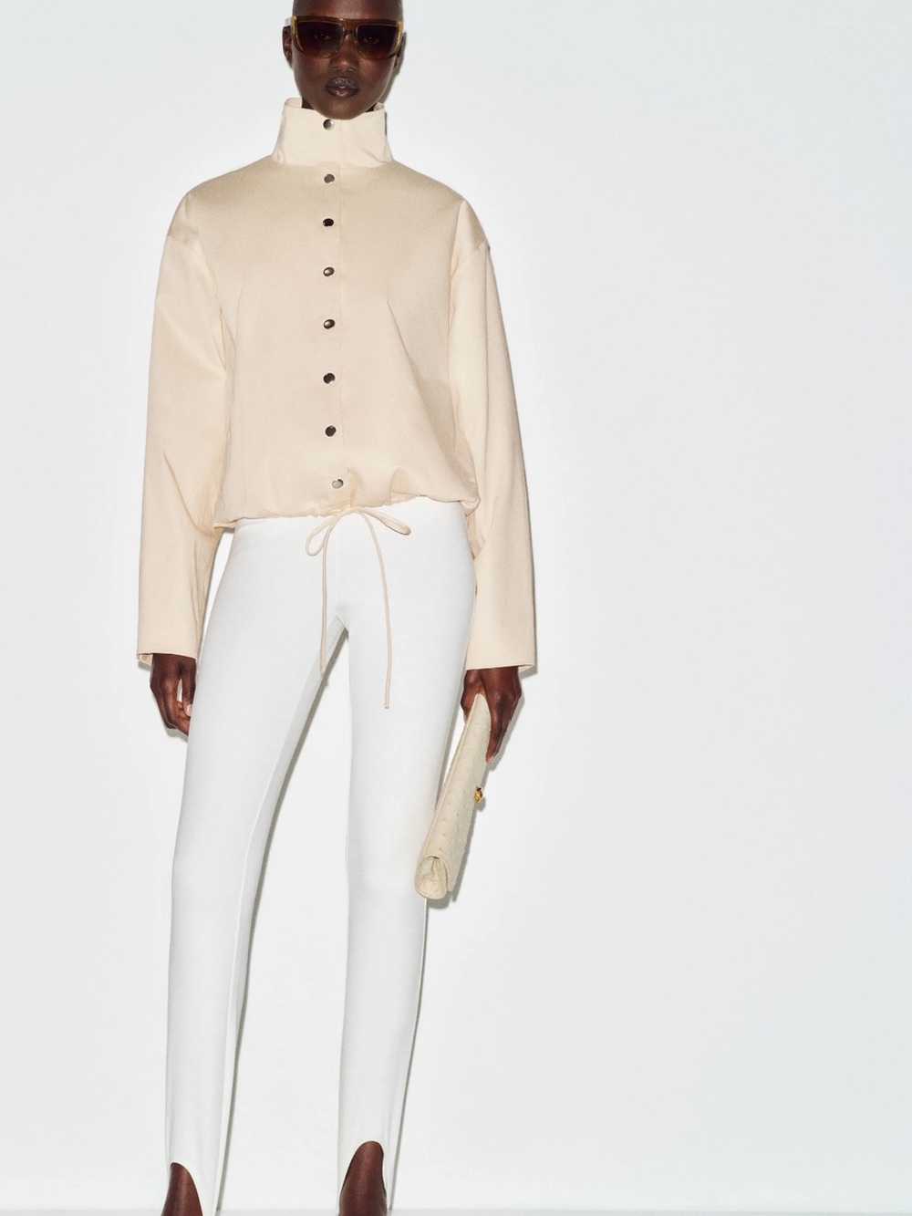 NWT - Reformation Lennon Jacket Cream